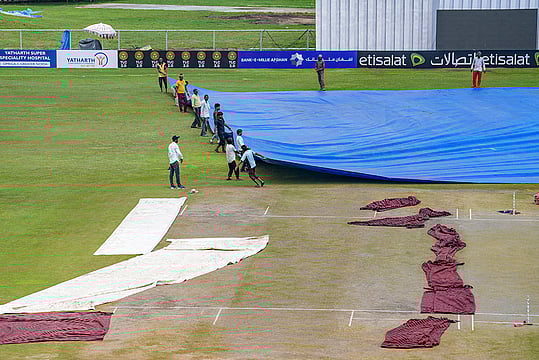 Afghanistan Vs New Zealand Test: Play Abandoned For Second Day Running - In Pics
